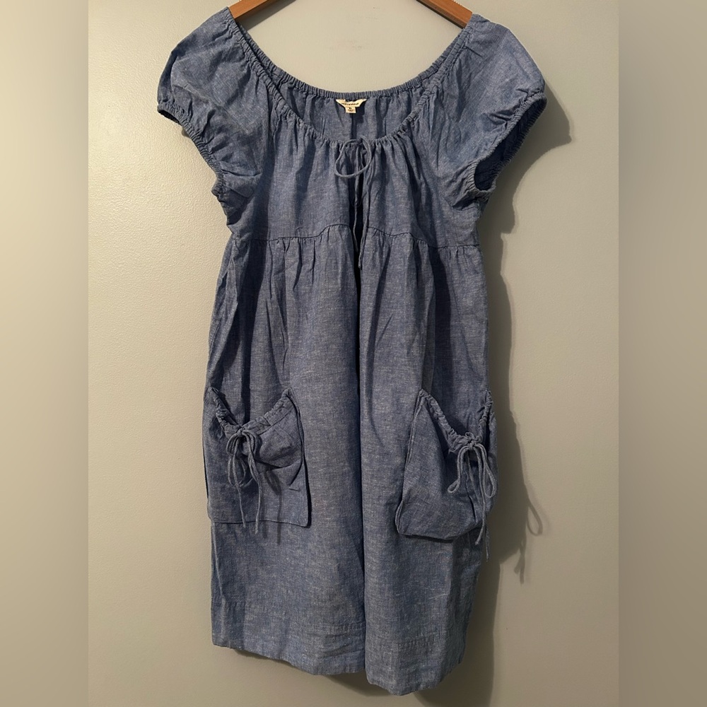 Lucky Brand ladies dress in a denim blue.  Never worn.